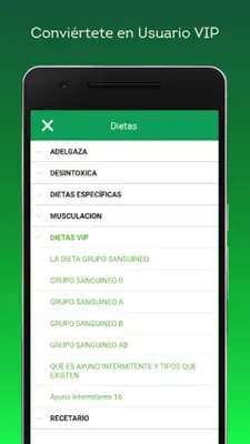 Dietas android App screenshot 4